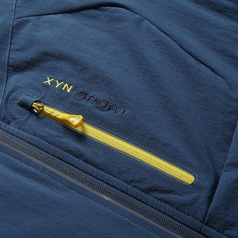 Damen Wasser- und winddichte Softshell-Trekkingjacke mit verstellbarer Kapuze Nord Taschen