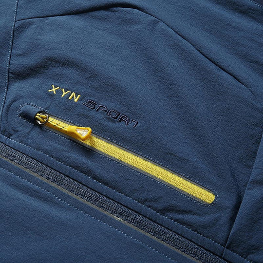 Damen Wasser- und winddichte Softshell-Trekkingjacke mit verstellbarer Kapuze Nord Taschen