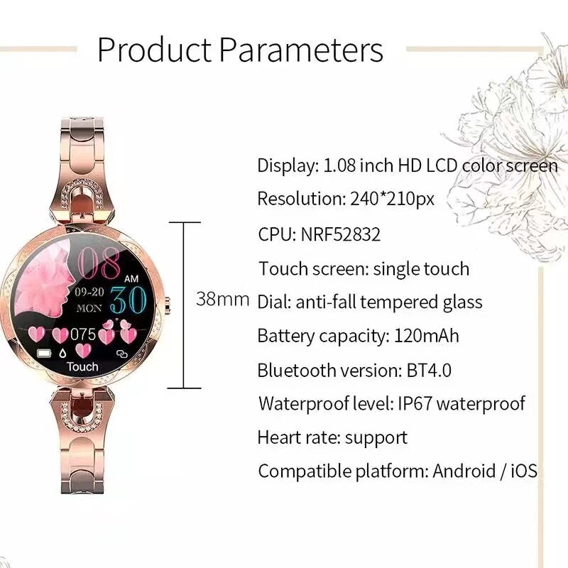 Fitnessuhr Aquafit Smartwatch