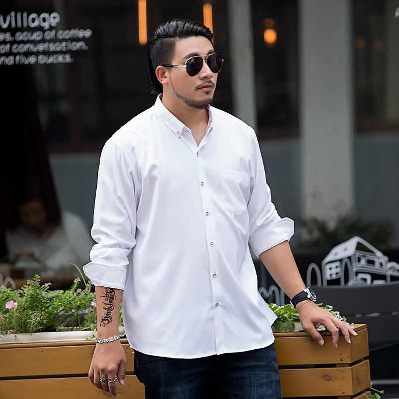 Herren Locker geschnittenes Button-Down-Hemd mit Brusttasche Nord Taschen