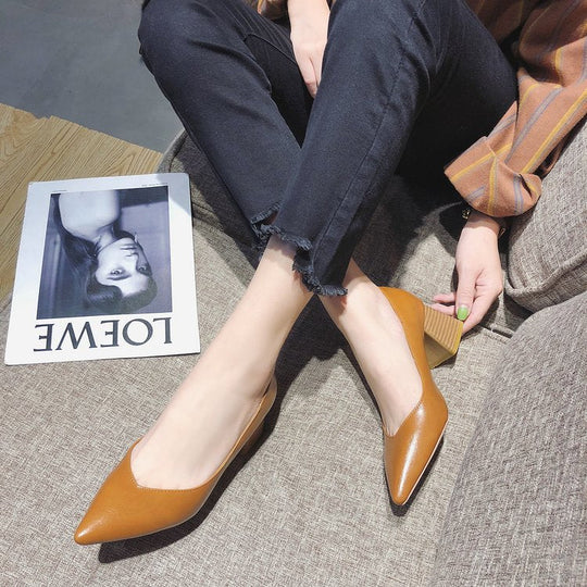 Damen elegante Spitzen Pumps mit komfortablem Blockabsatz Nord Taschen