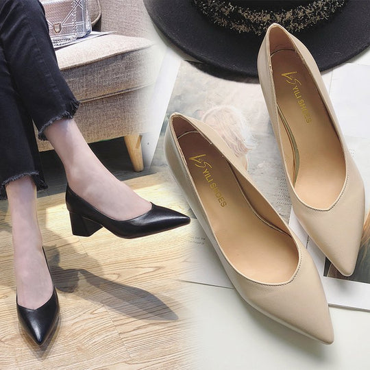 Damen elegante Spitzen Pumps mit komfortablem Blockabsatz Nord Taschen