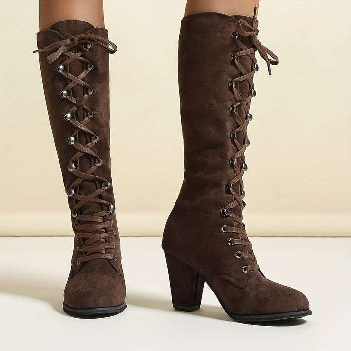 Knielange, Bequeme Lange Winterstiefel Für Damen
