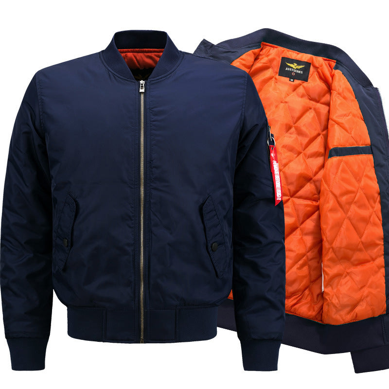 Men's  slim-profile insulated commuter bomber with low-profile sleeve zip pocket and snap-flap hand pockets Nord Taschen