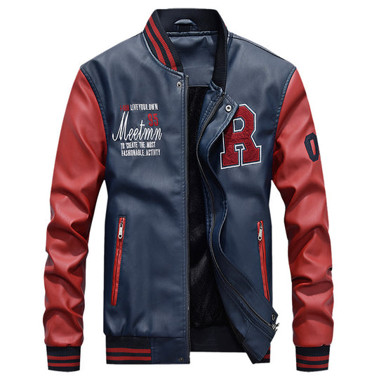 Herren modische Collegejacke Nord Taschen