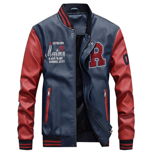 Herren modische Collegejacke Nord Taschen