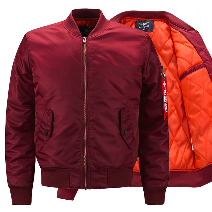 Men's  slim-profile insulated commuter bomber with low-profile sleeve zip pocket and snap-flap hand pockets Nord Taschen