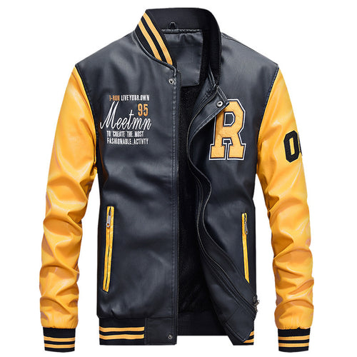 Herren Sportliche Collegejacke Nord Taschen