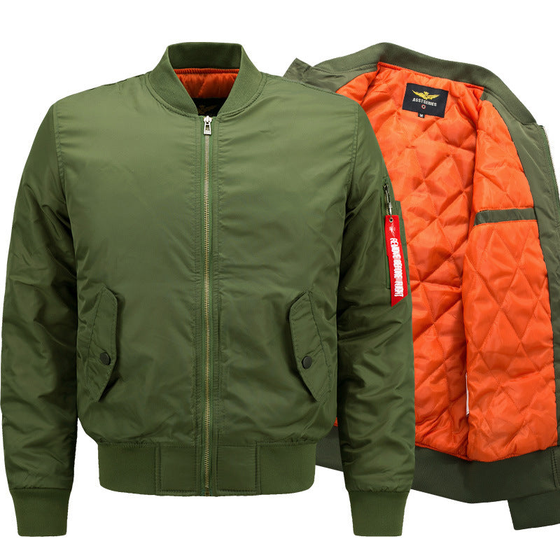 Men's  slim-profile insulated commuter bomber with low-profile sleeve zip pocket and snap-flap hand pockets Nord Taschen