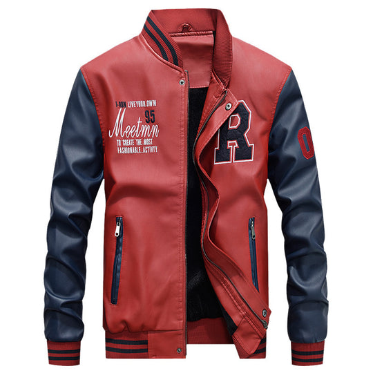 Herren modische Collegejacke Nord Taschen