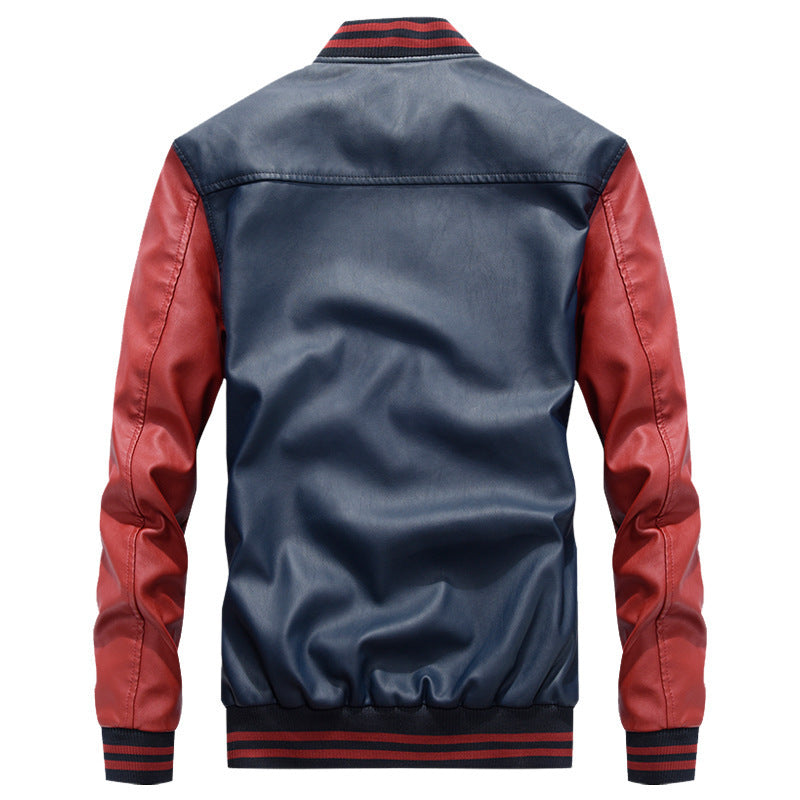 Herren Sportliche Collegejacke Nord Taschen