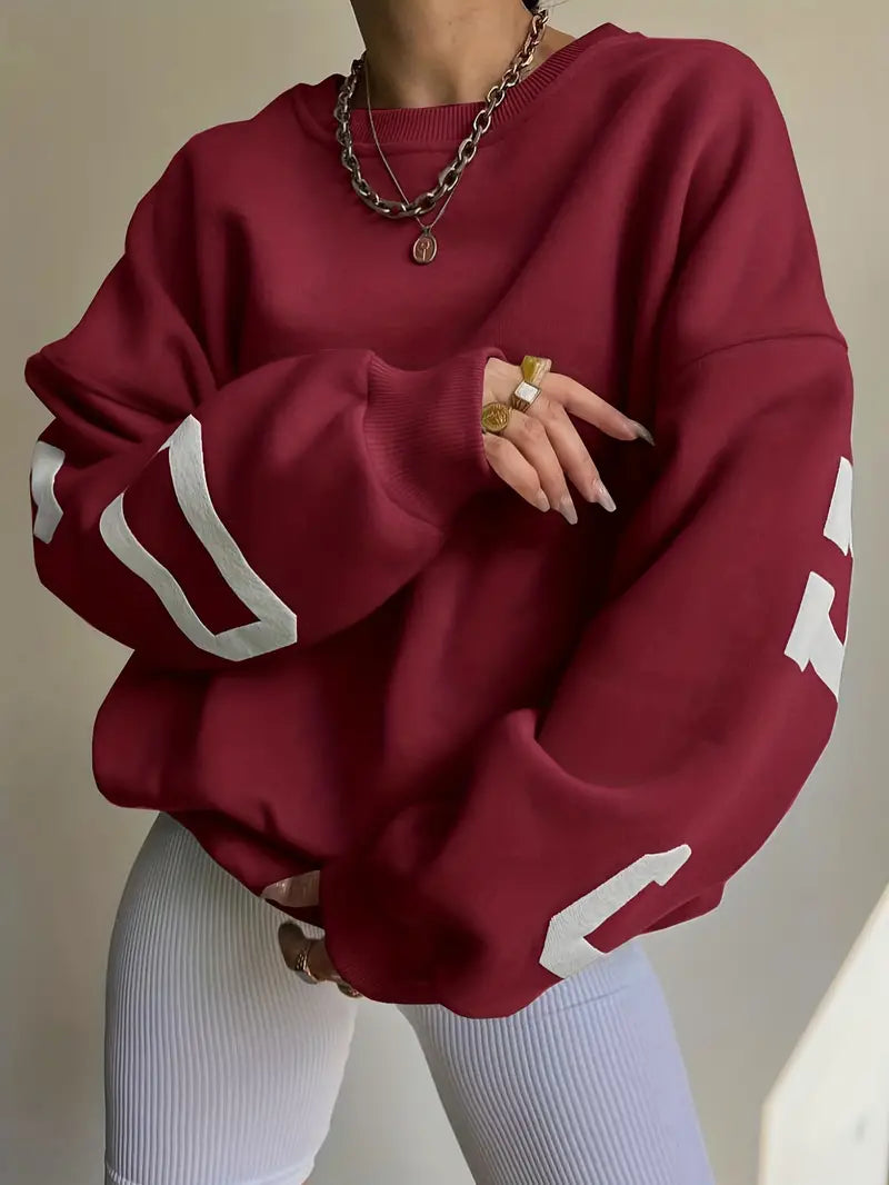 Sweatshirts mit seitlichem Druck