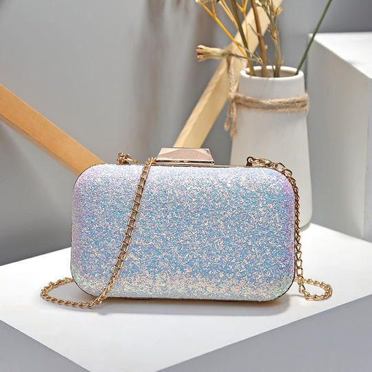 Damen Clutch-Tasche mit funkelnder Glitzeroberfläche Nord Taschen