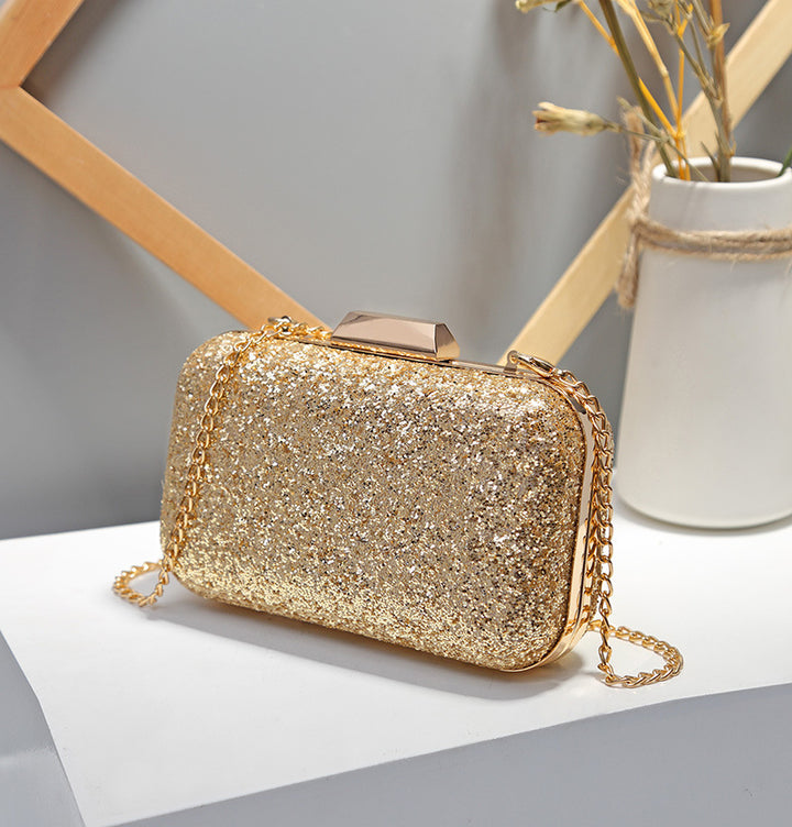 Damen Clutch-Tasche mit funkelnder Glitzeroberfläche Nord Taschen