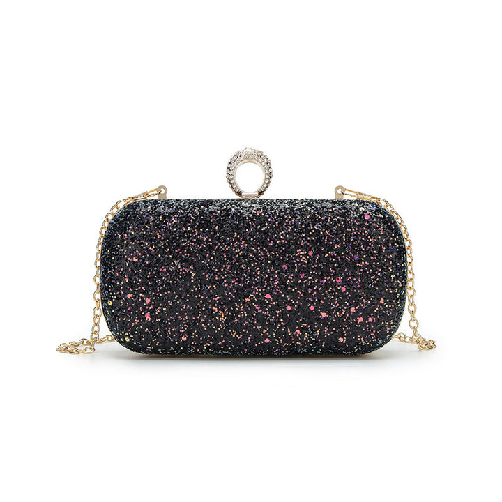 Damen Glamouröse Clutch mit funkelndem Glitzer Nord Taschen