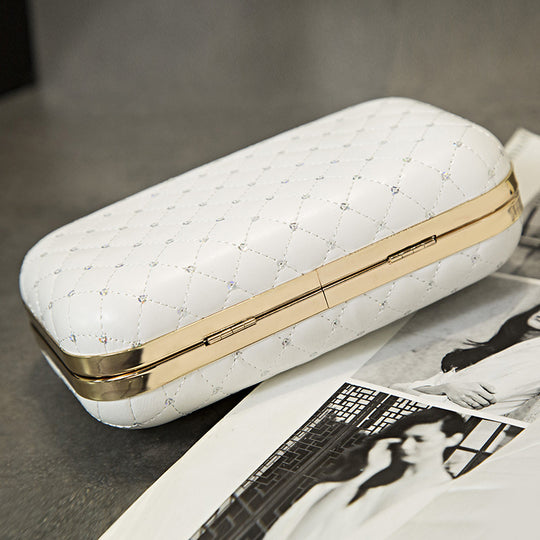 Damen elegante Clutch mit funkelnden Strassapplikationen Nord Taschen