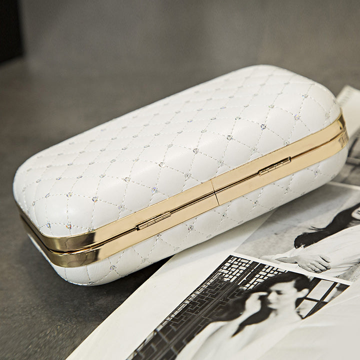 Damen elegante Clutch mit funkelnden Strassapplikationen Nord Taschen