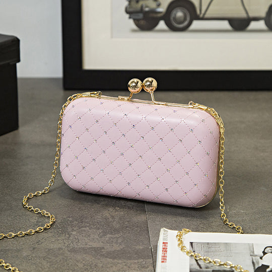 Damen elegante Clutch mit funkelnden Strassapplikationen Nord Taschen