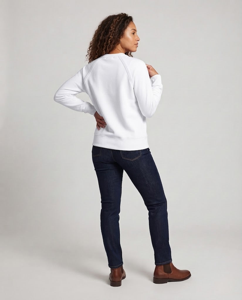 Damen Bequemer Pullover Nord Taschen