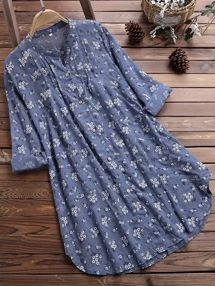 Bluse | Bluse mit Blumendruck für den Sommer