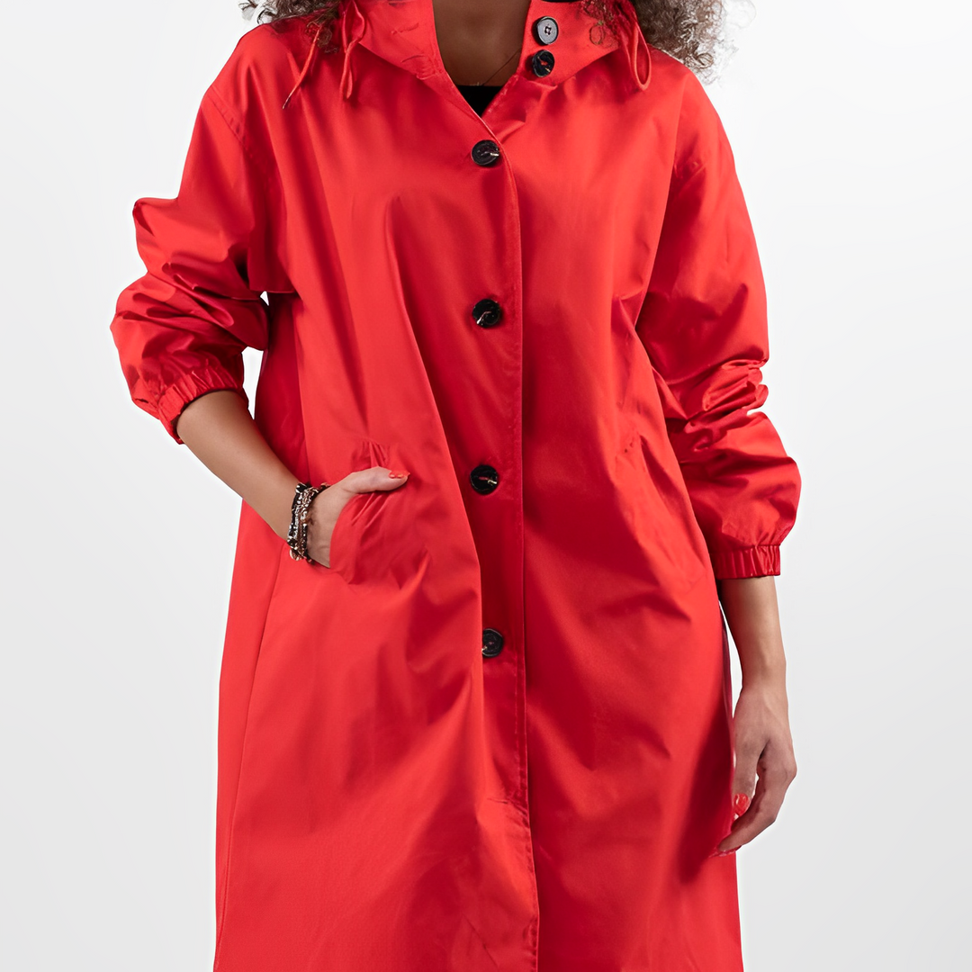 Lässig mit Kapuze und Kordel für Frauen Ideal für Herbst Winter