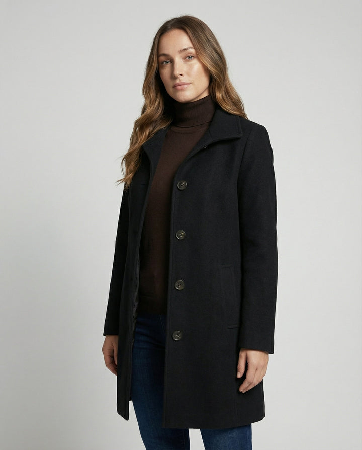Eleganter Einreihmantel Damen