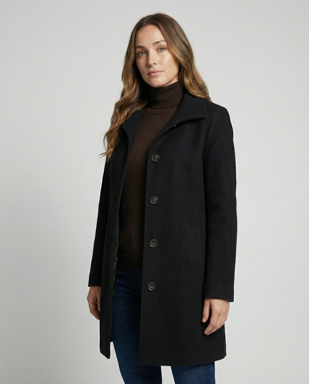 Eleganter Einreihmantel Damen | Nord Taschen
