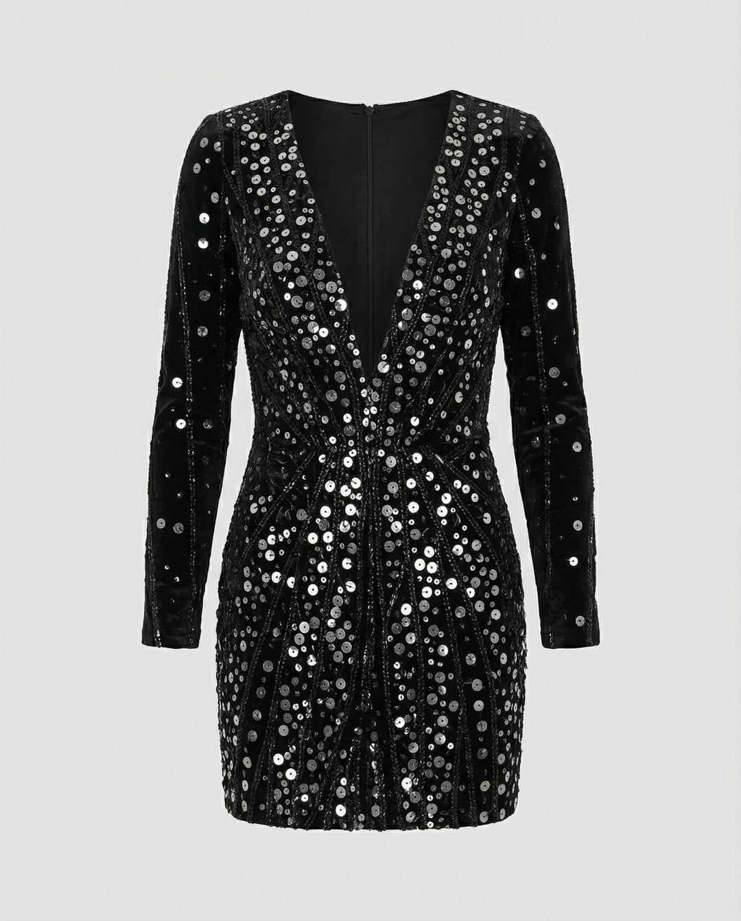Golden Paillettenkleid Damen