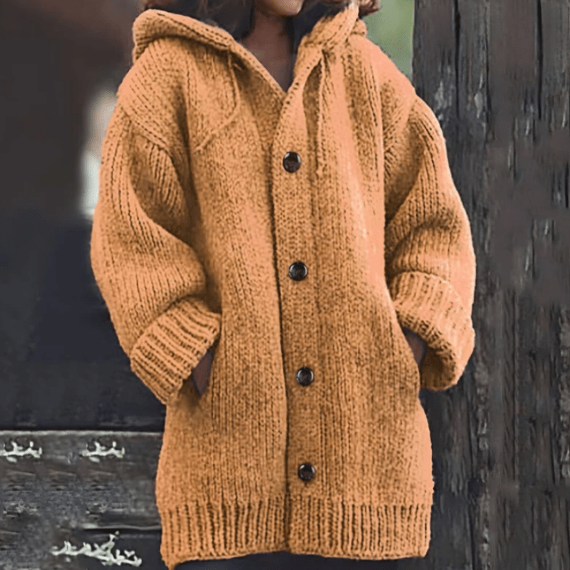Warme Damen-Strickjacke - Arvani