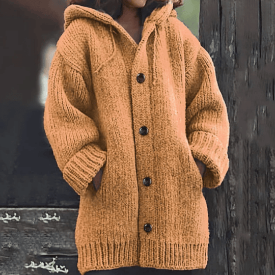 Warme Damen-Strickjacke - Arvani