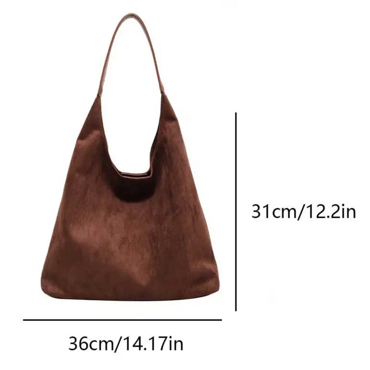 Damen Wildleder Tote Bag Stilvolle Frauentasche
