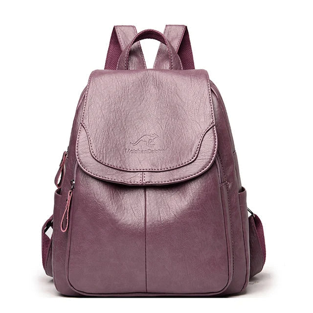 Sicherer rucksack für stilvolle Frauen