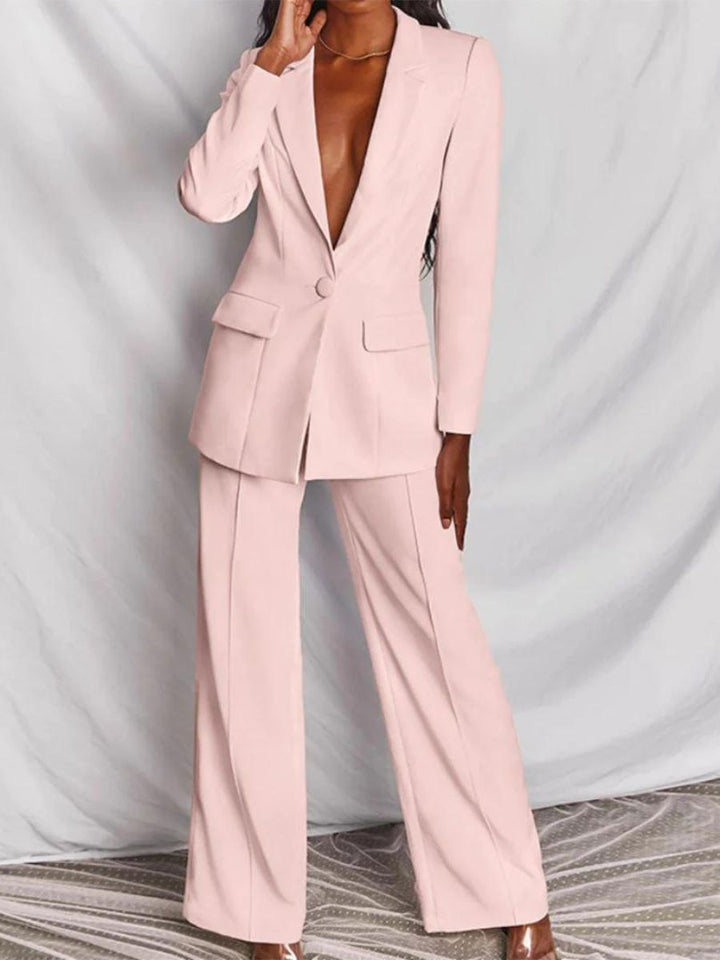 Blazer und Hose Set für Damen Business Kleidung