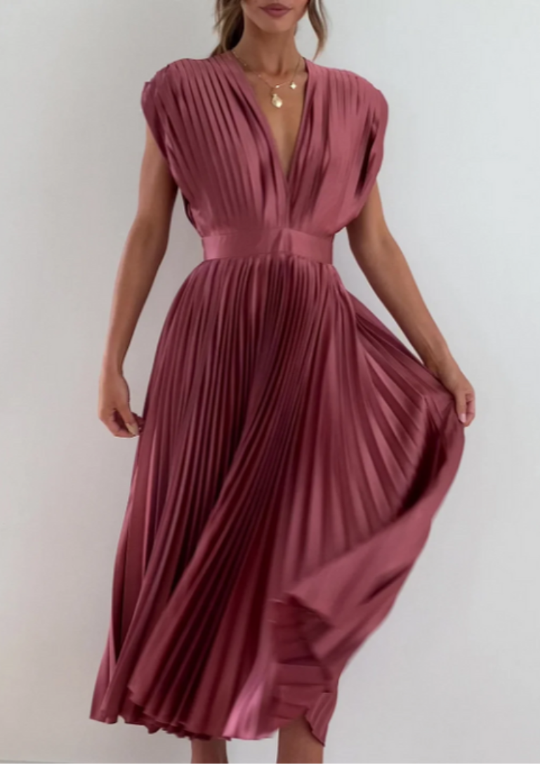 Elegantes Maxikleid Aus Leichtem Stoff - Arvani