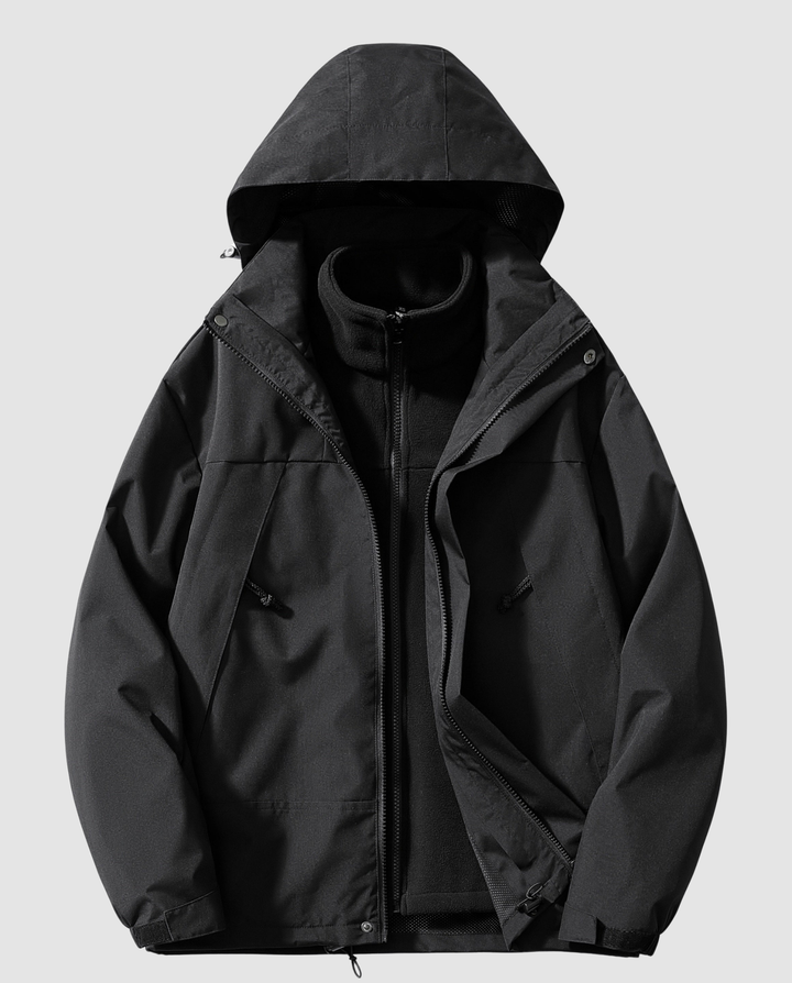 Warme Damen Winterjacke Fleece