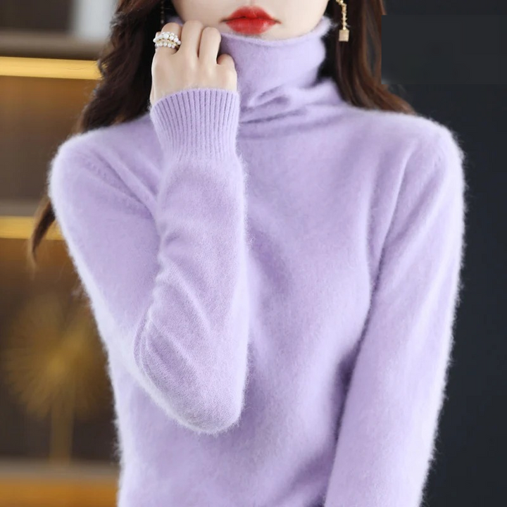 Nord Taschen | Pullover Damen Weicher Rollkragenpullover, Warm & Luxuriöses Design