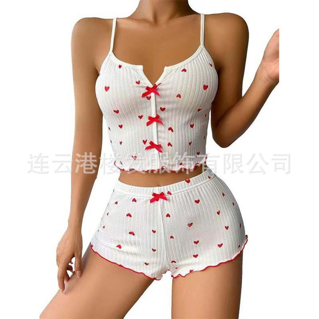 Bedrucktes Pyjama-Set