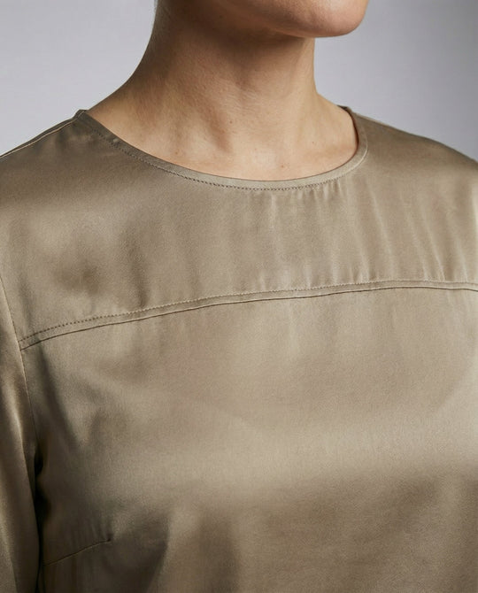 Eleganter Satin Zweiteiler Damen