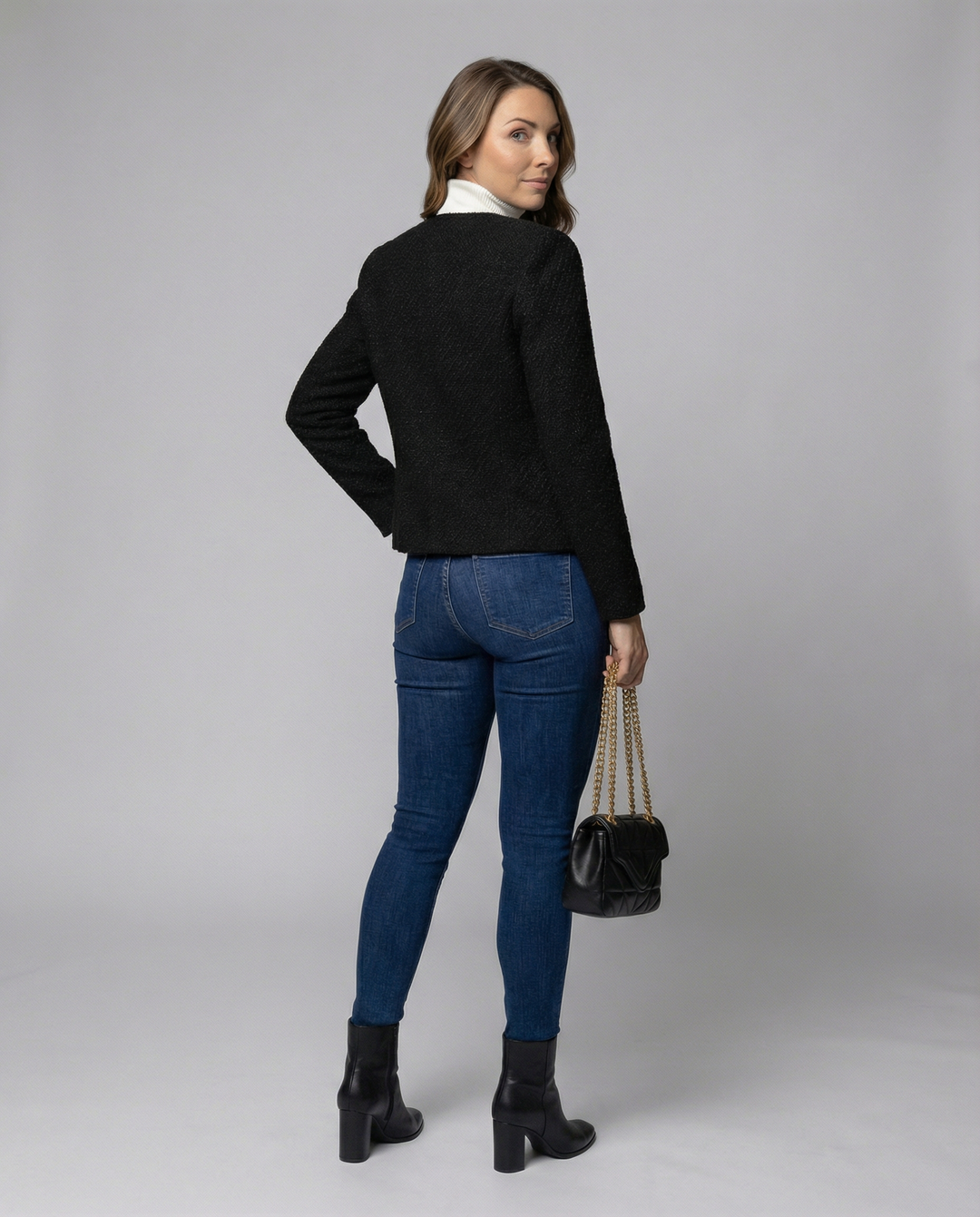 Schlichte Einreihige Damenjacke Elegant