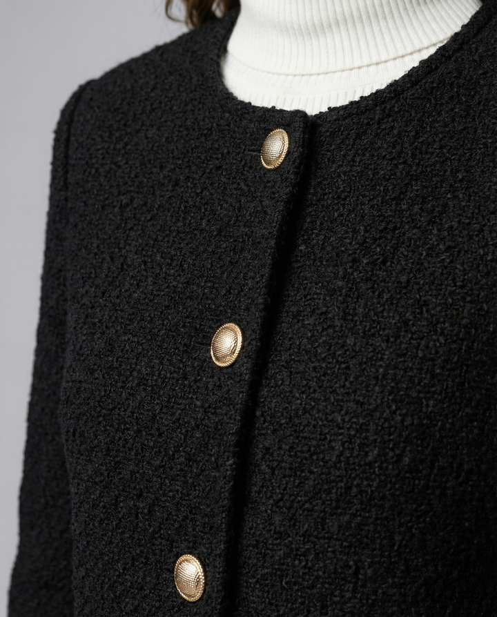 Schlichte Einreihige Damenjacke Elegant