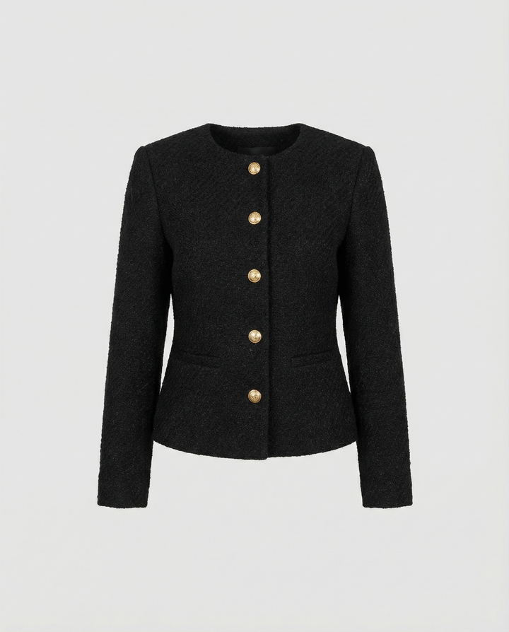 Schlichte Einreihige Damenjacke Elegant