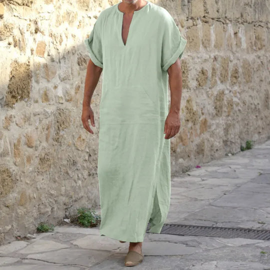 Nord Taschen | Bequeme Djellaba mit V-Ausschnitt