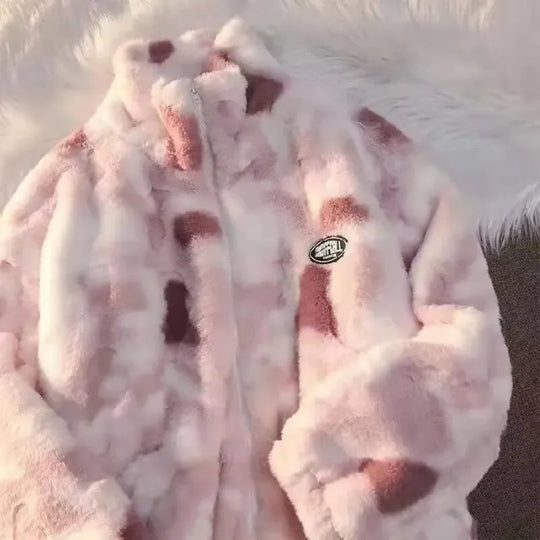 Batik-fleecejacke