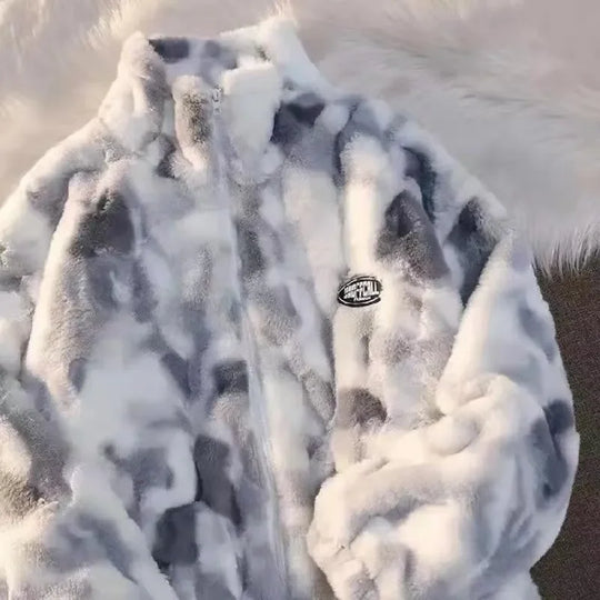 Batik-fleecejacke