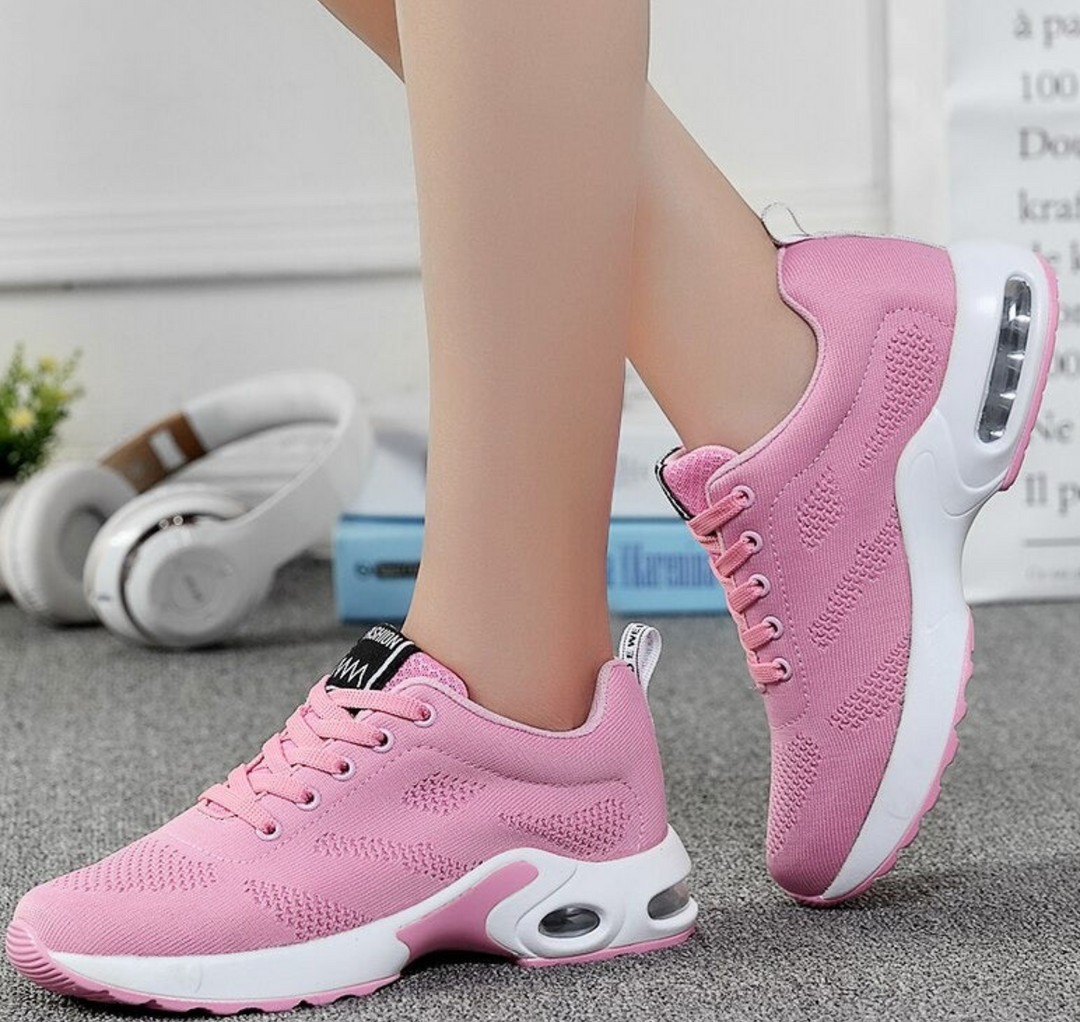 Orthopädische Leichte, Atmungsaktive Sport-Sneaker für Damen Sportlicher Casual-Running-Schuh mit Air-Cushion-Sohle
