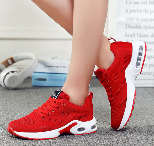 Orthopädische Leichte, Atmungsaktive Sport-Sneaker für Damen Sportlicher Casual-Running-Schuh mit Air-Cushion-Sohle