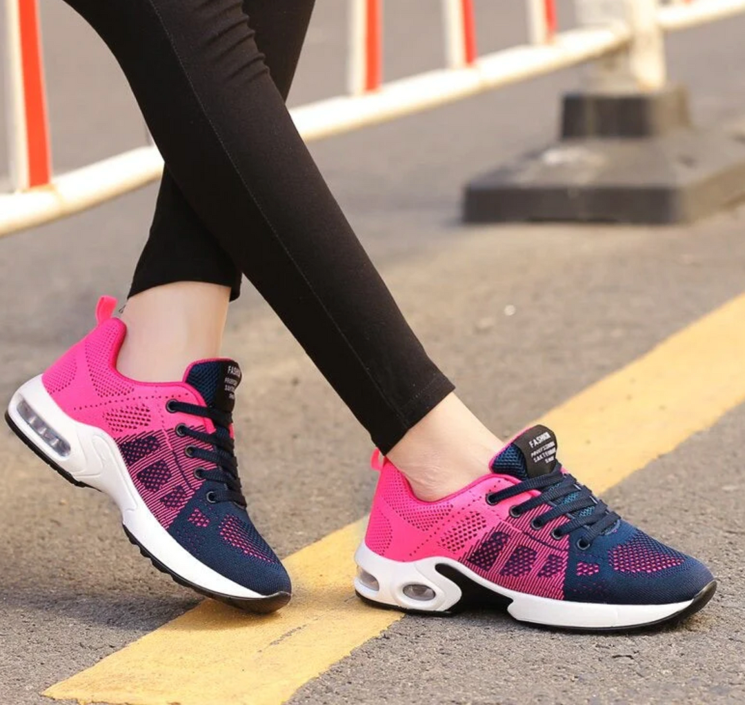 Orthopädische Leichte, Atmungsaktive Sport-Sneaker für Damen Sportlicher Casual-Running-Schuh mit Air-Cushion-Sohle