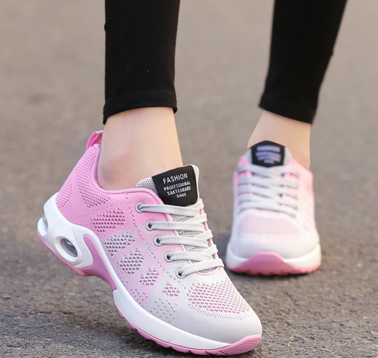 Orthopädische Leichte, Atmungsaktive Sport-Sneaker für Damen Sportlicher Casual-Running-Schuh mit Air-Cushion-Sohle