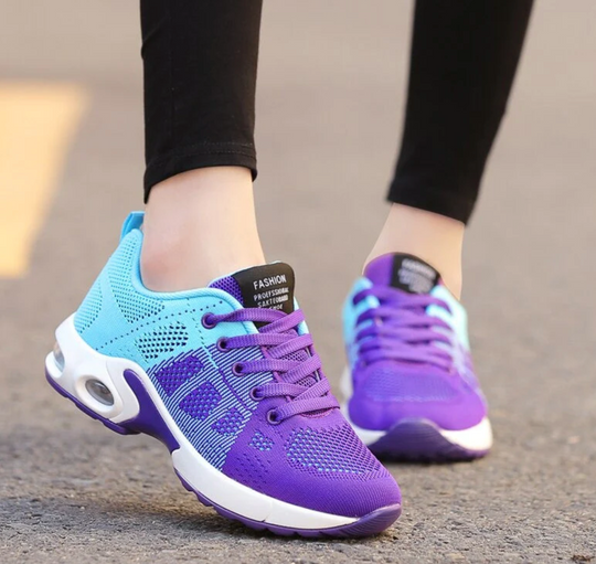 Orthopädische Leichte, Atmungsaktive Sport-Sneaker für Damen Sportlicher Casual-Running-Schuh mit Air-Cushion-Sohle