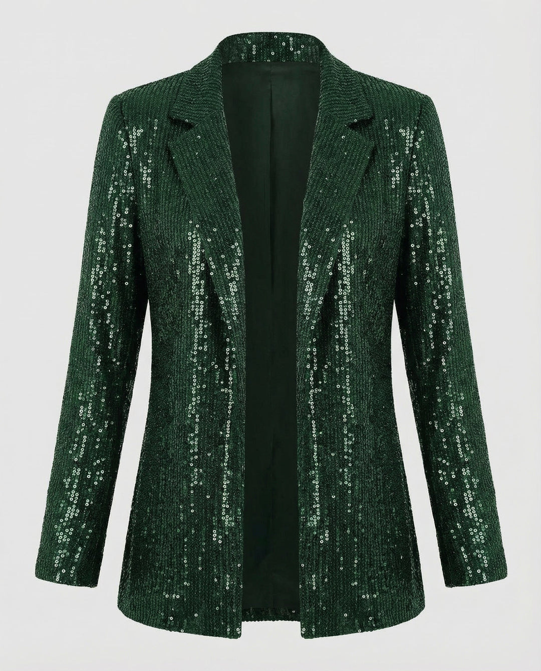 Glamouröser Pailletten Revers Blazer
